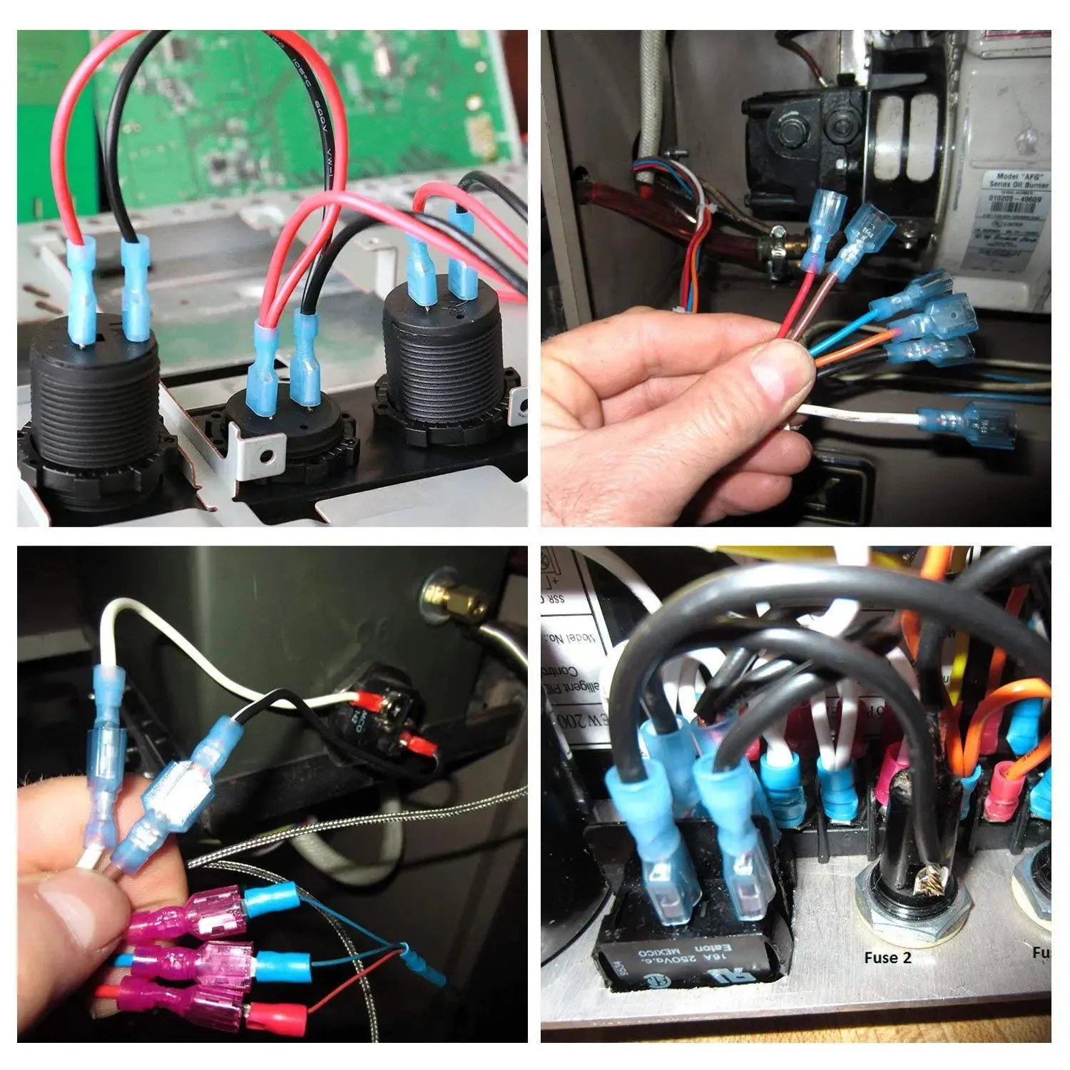 160Pcs Insulated Wire Crimp Terminal