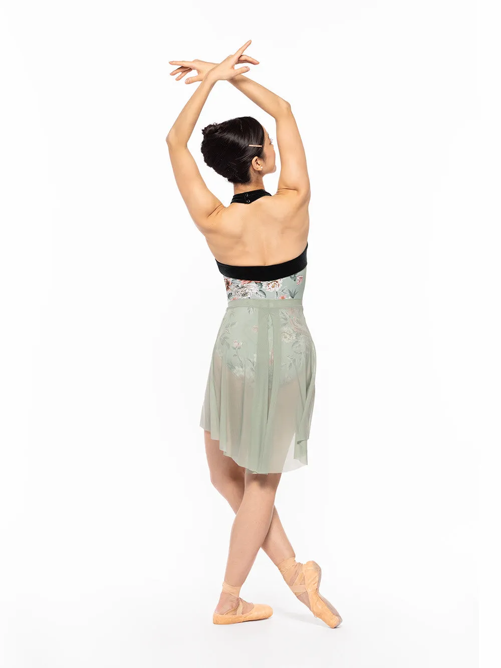 Back Tuck Skirt Paradise Garden Mesh RTW