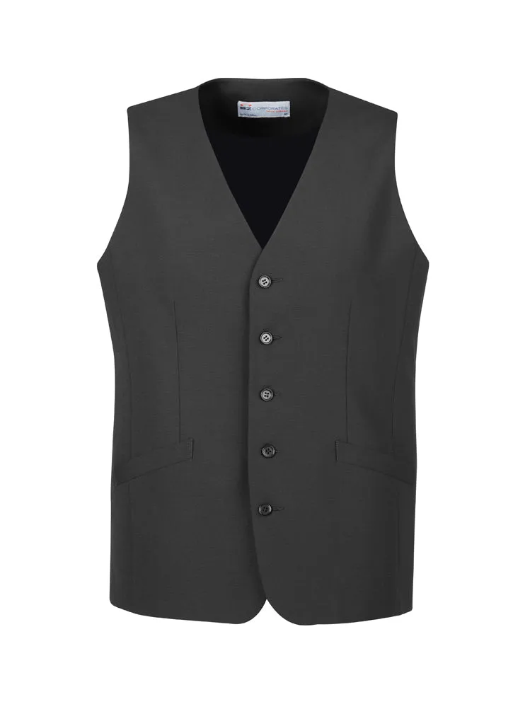Biz Corporates 94012 Mens Longline Vest Wool Blend