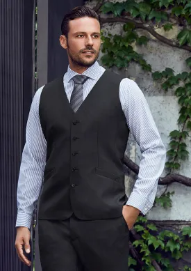 Biz Corporates 94012 Mens Longline Vest Wool Blend