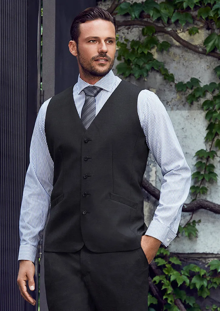 Biz Corporates 94012 Mens Longline Vest Wool Blend