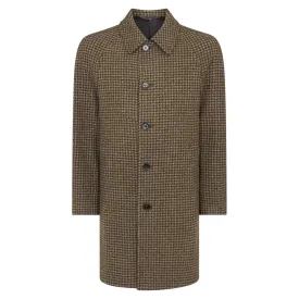 Callum Taupe Houndstooth Tailored Coat
