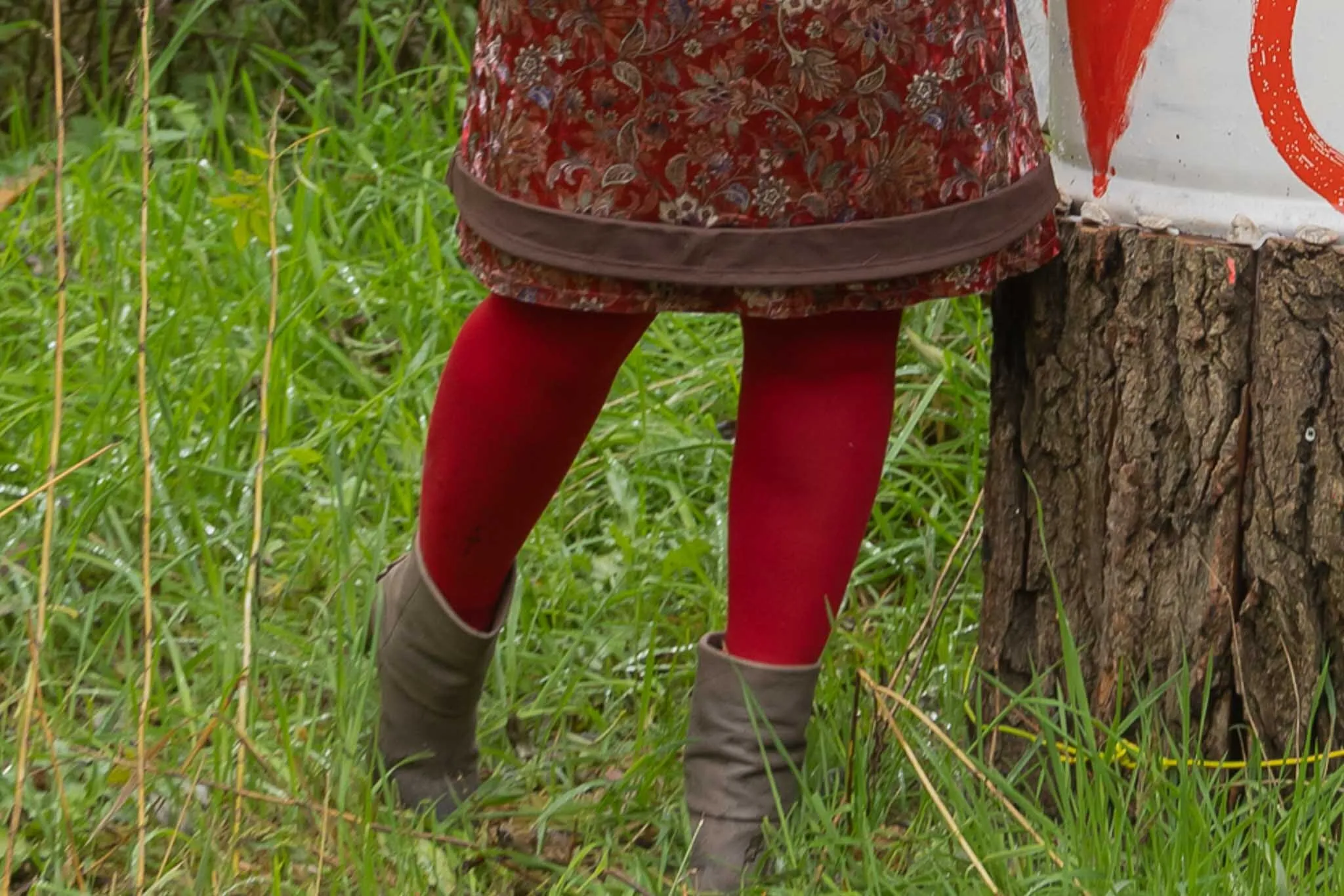 Elvira skirt Velvet- red velvet- made by Tantilly