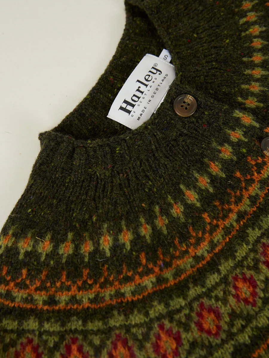 Fairisle Wool Cardigan - Harris