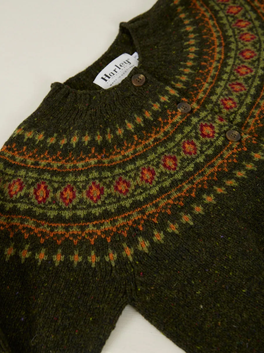 Fairisle Wool Cardigan - Harris