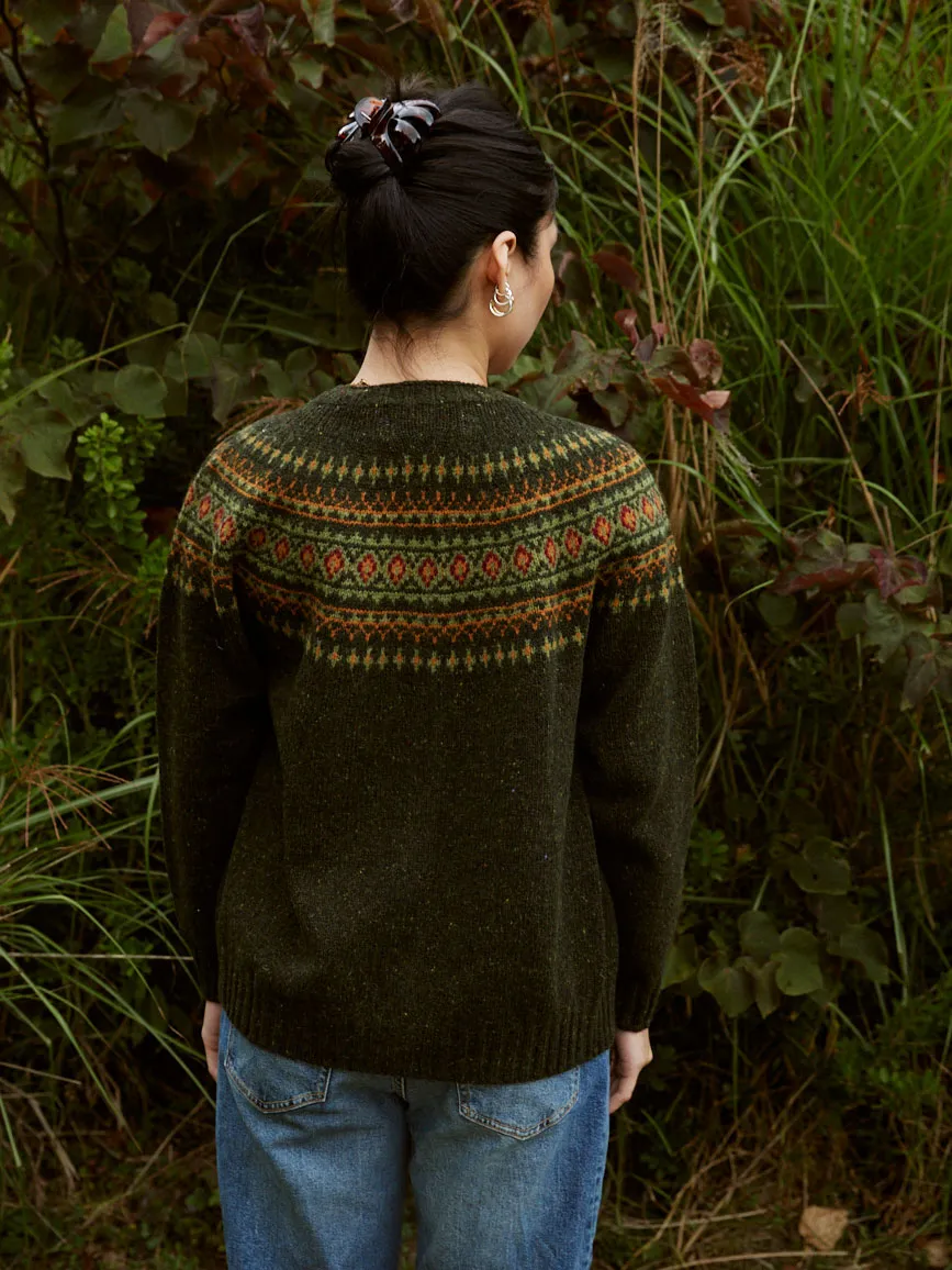 Fairisle Wool Cardigan - Harris