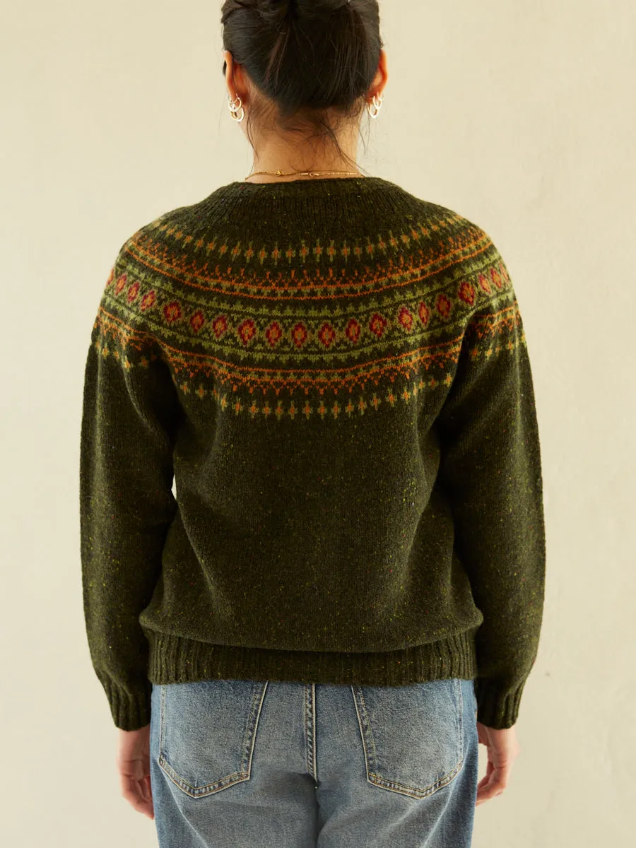 Fairisle Wool Cardigan - Harris