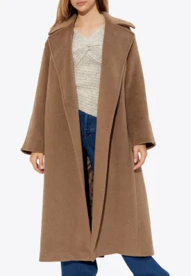 Fragore Wool-Blend Belted Coat