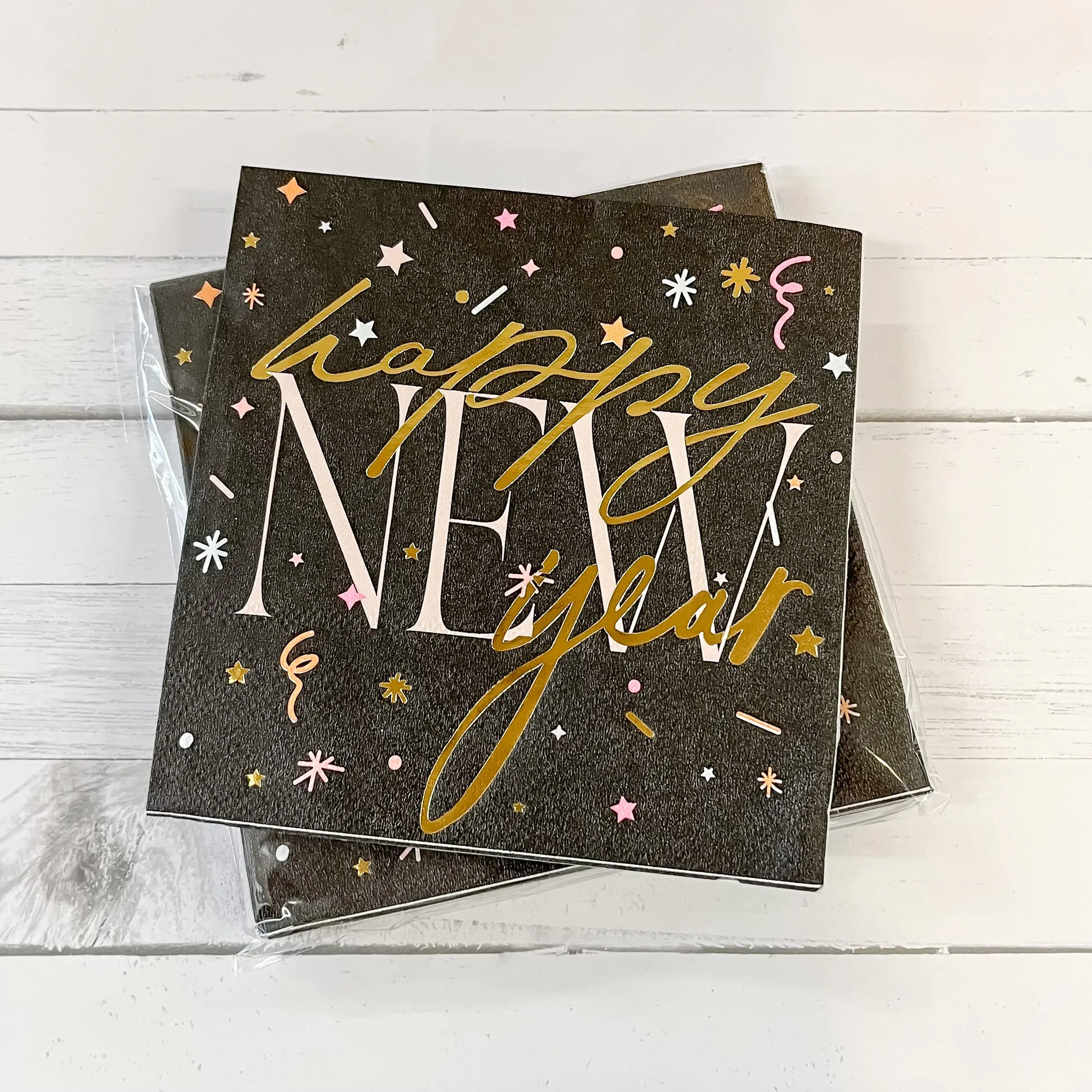 Happy New Year Beverage Napkins