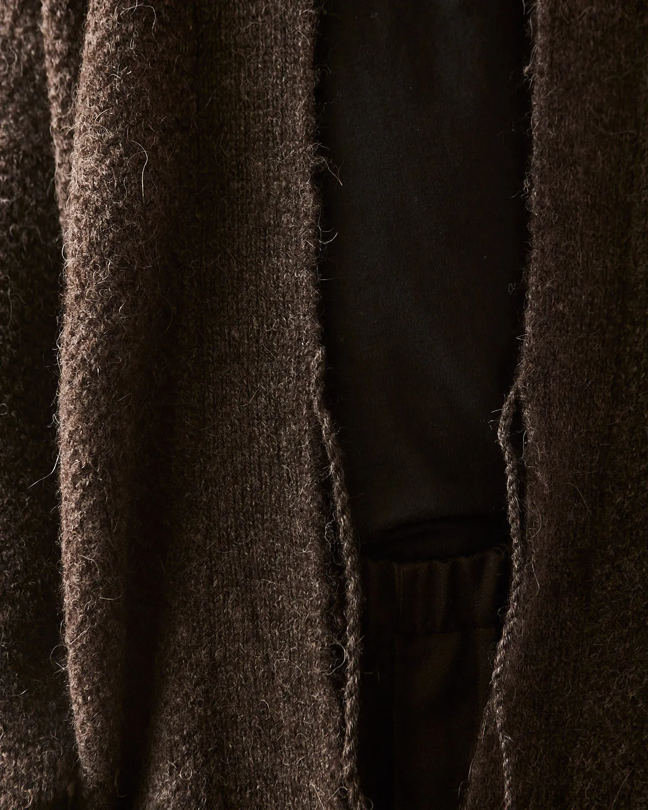 Jan-Jan Van Essche Cardigan Knit #58, Dark Brown
