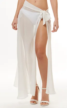 LOF1050 Solid Beach Wrap Skirt
