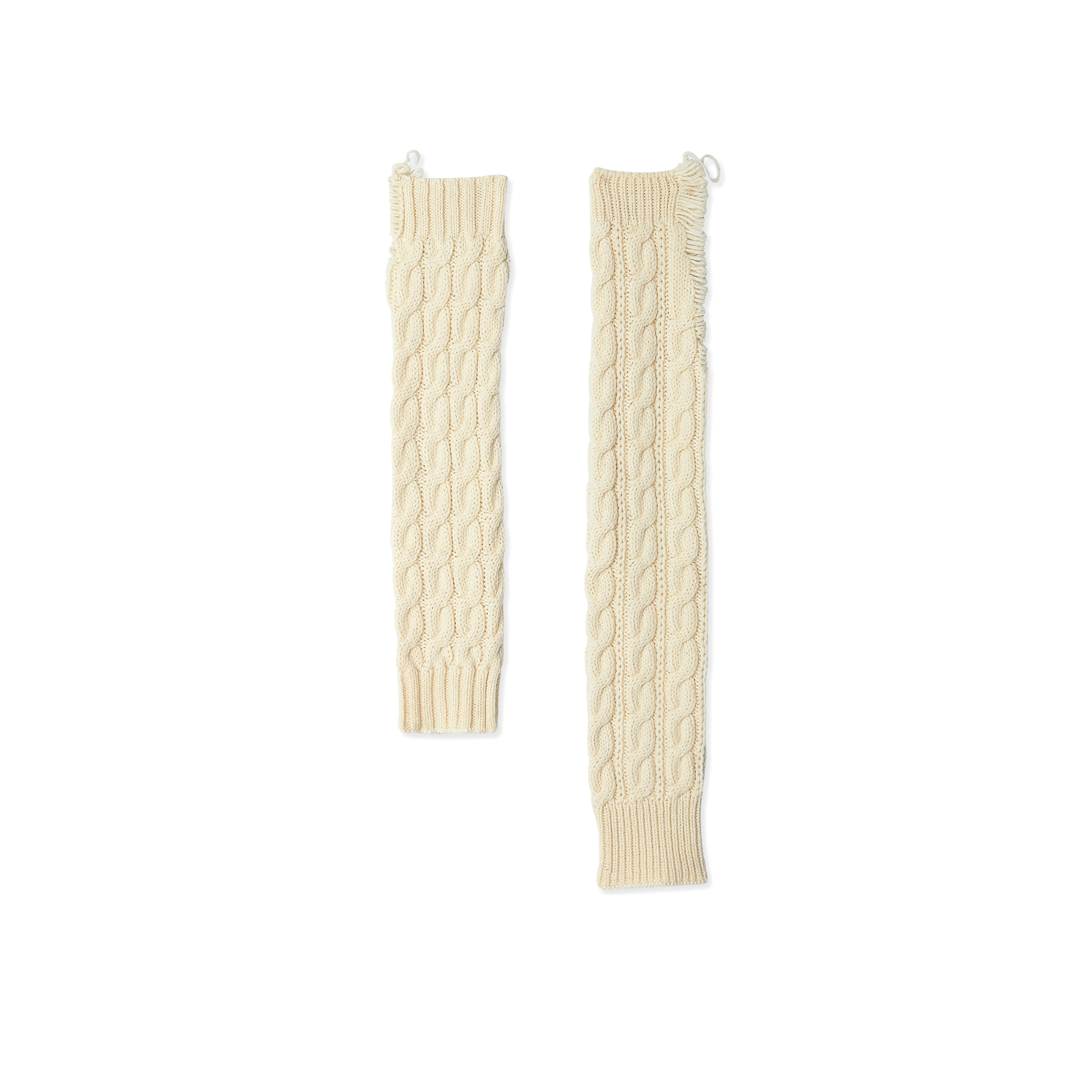 Marc Jacobs - Women’s Cable Knitted Dress With Gloves - (Ivory)
