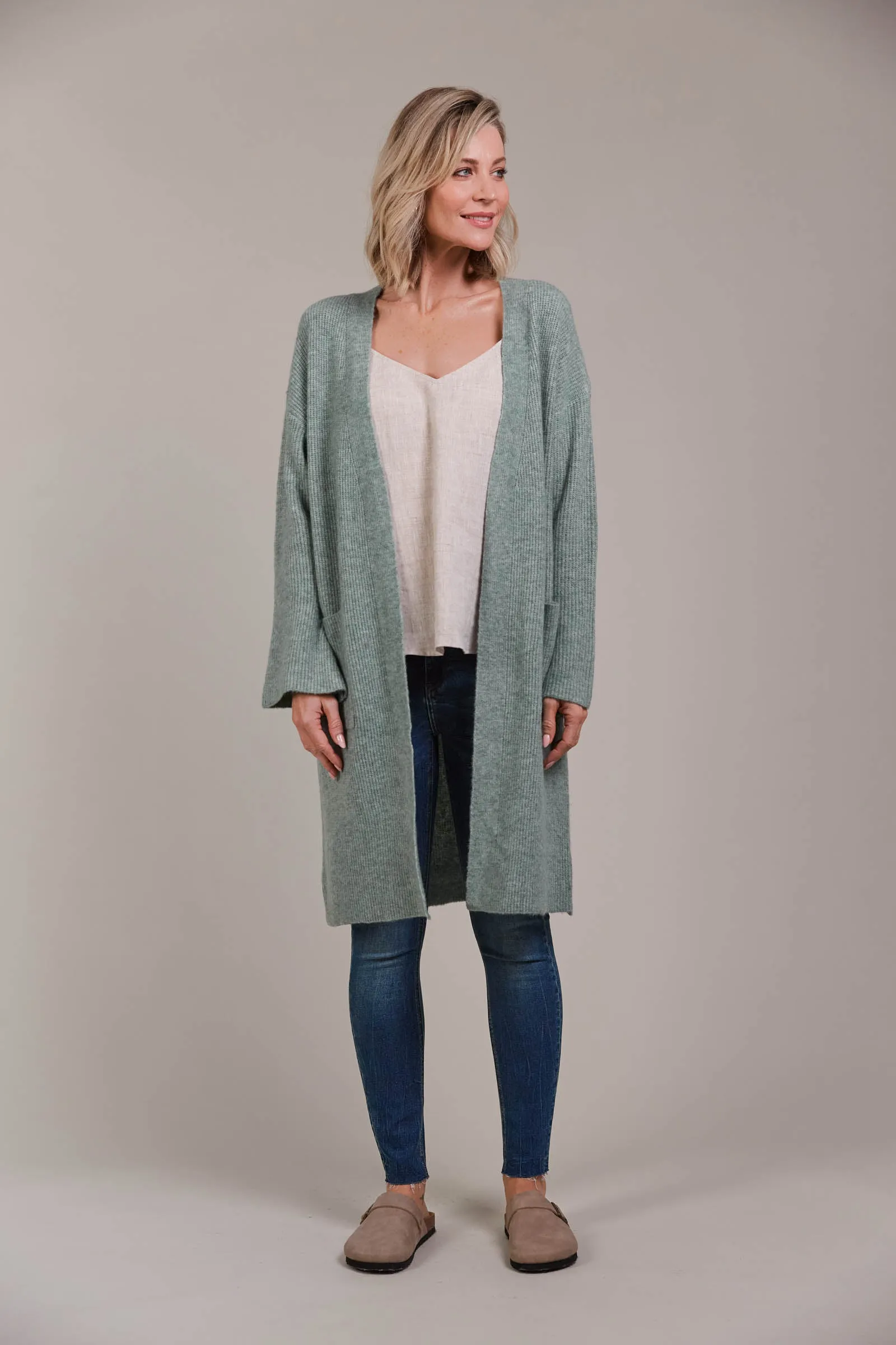 Merano Oversize Cardigan - Jasper