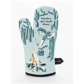 "Blue Q" Bitches Get Stuff Done Oven Mitt