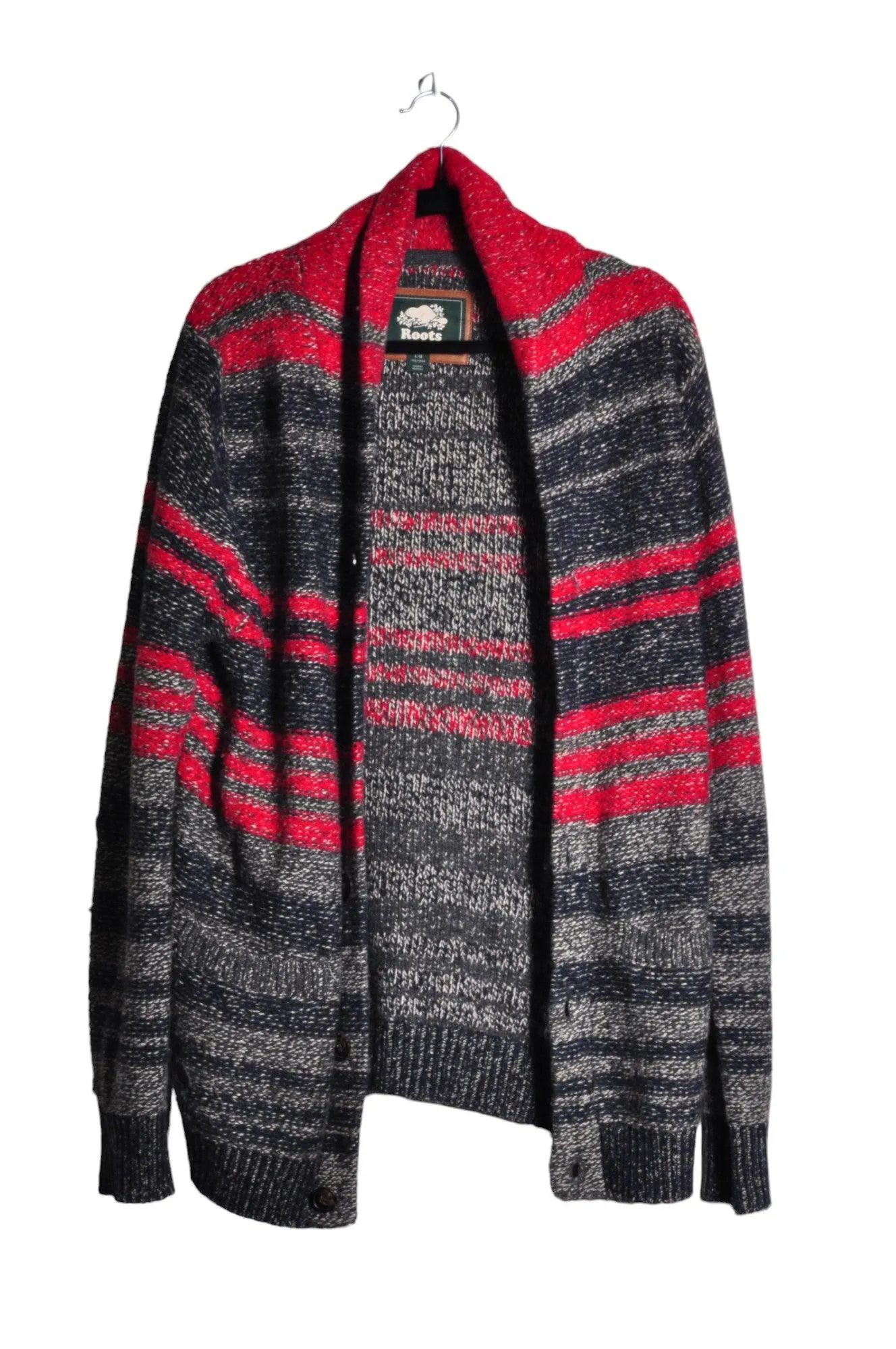 ROOTS Men Cardigans Regular fit in Black - L