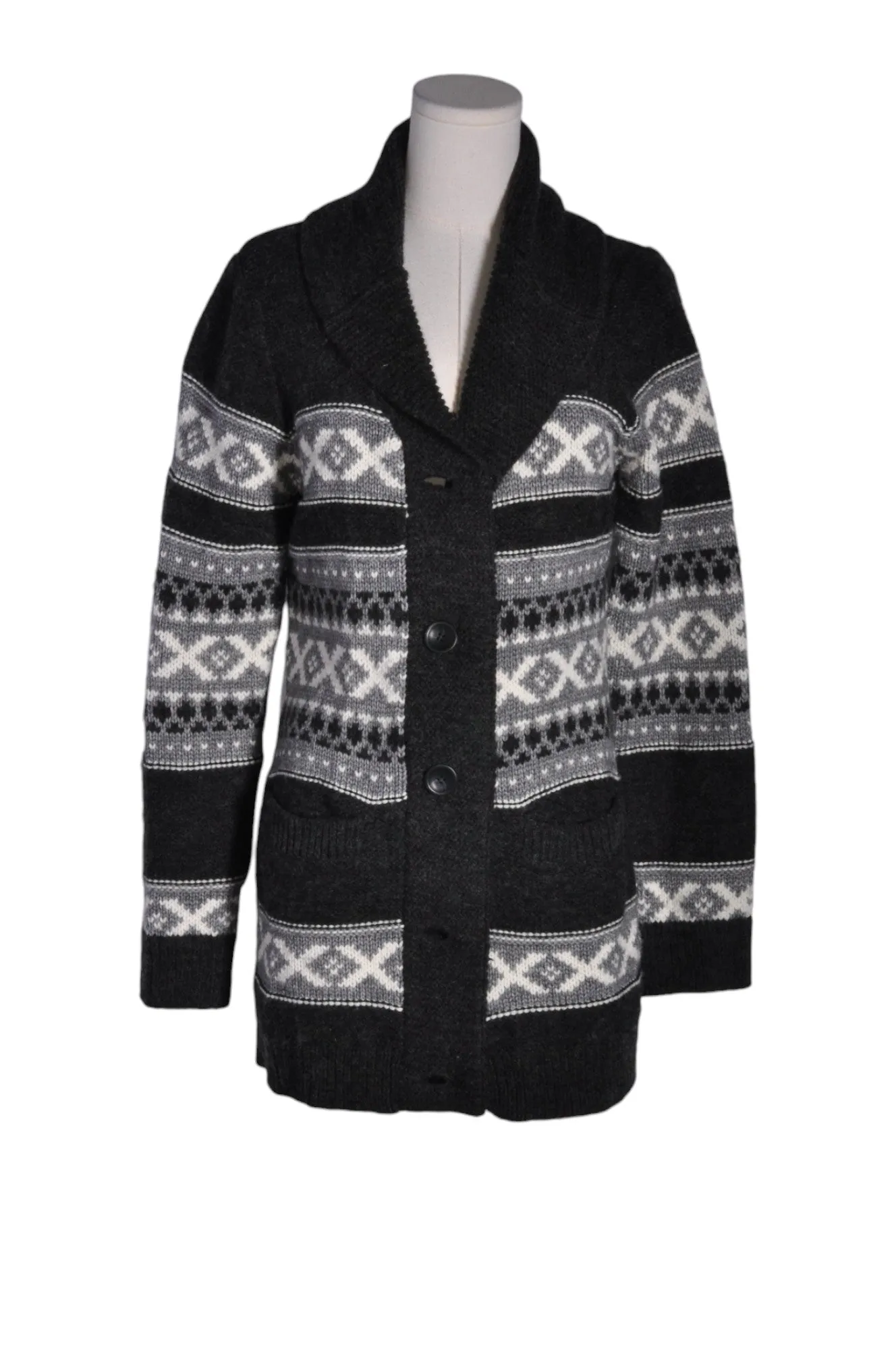 SAN SARA Women Cardigans Regular fit in Gray - M