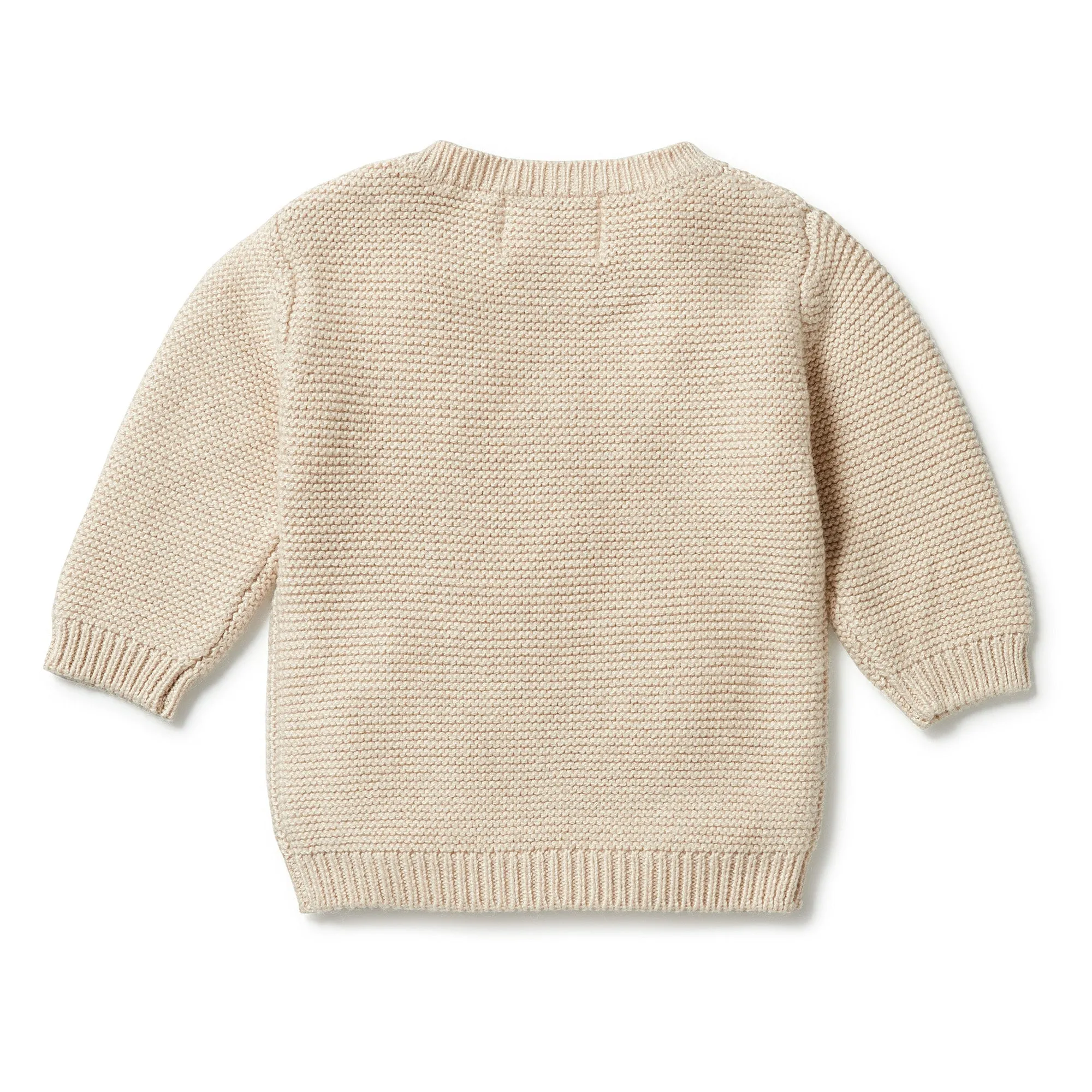Wilson and Frenchy Knitted Cable Jumper - Oatmeal Melange