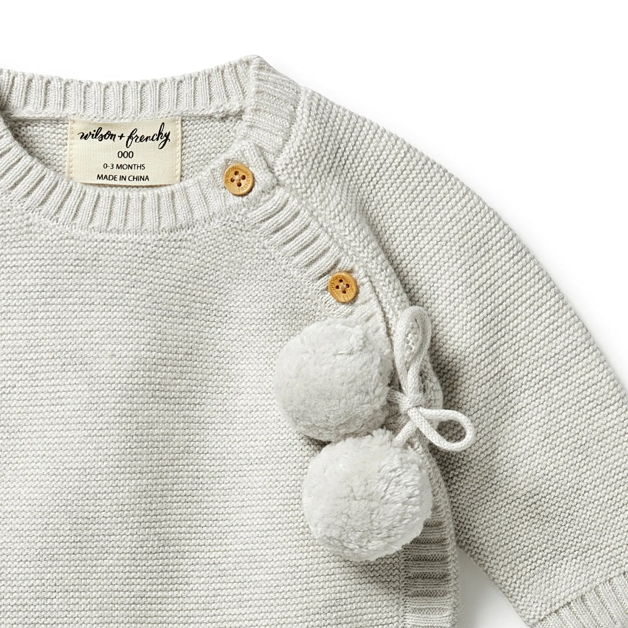 Wilson and Frenchy Knitted Kimono Cardigan - Grey Melange