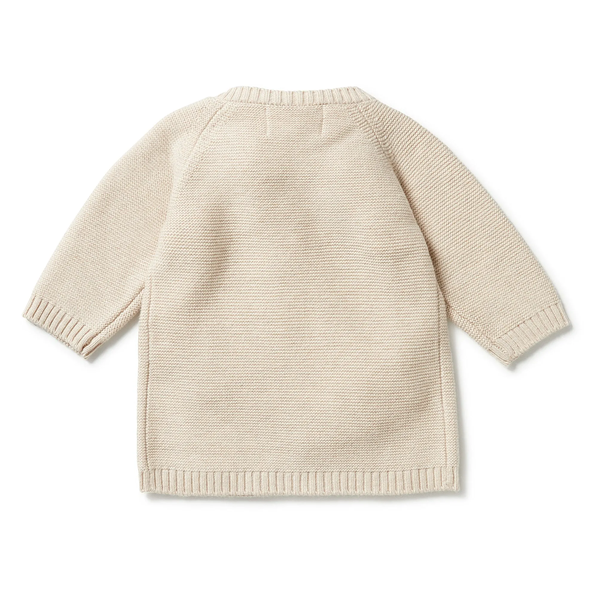 Wilson and Frenchy Knitted Kimono Cardigan - Oatmeal Melange