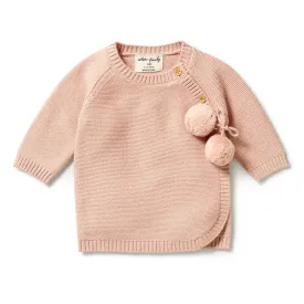 Wilson and Frenchy Knitted Kimono Cardigan - Rose