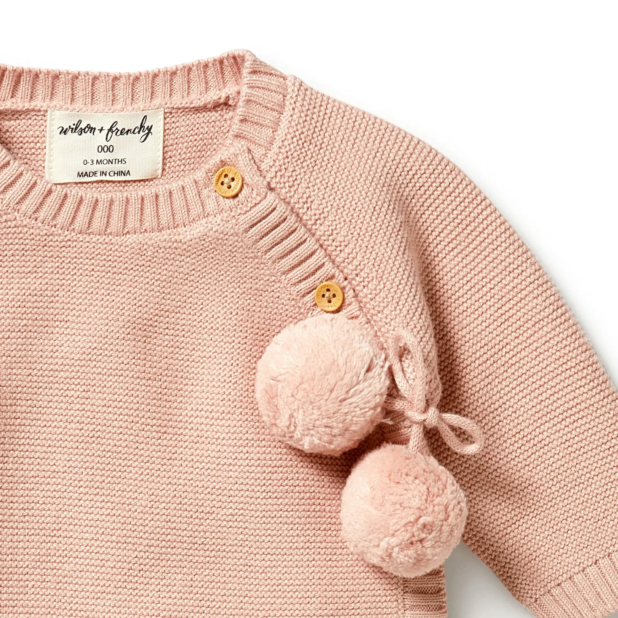Wilson and Frenchy Knitted Kimono Cardigan - Rose