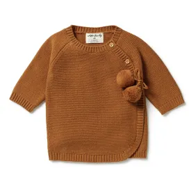 Wilson and Frenchy Knitted Kimono Cardigan - Spice