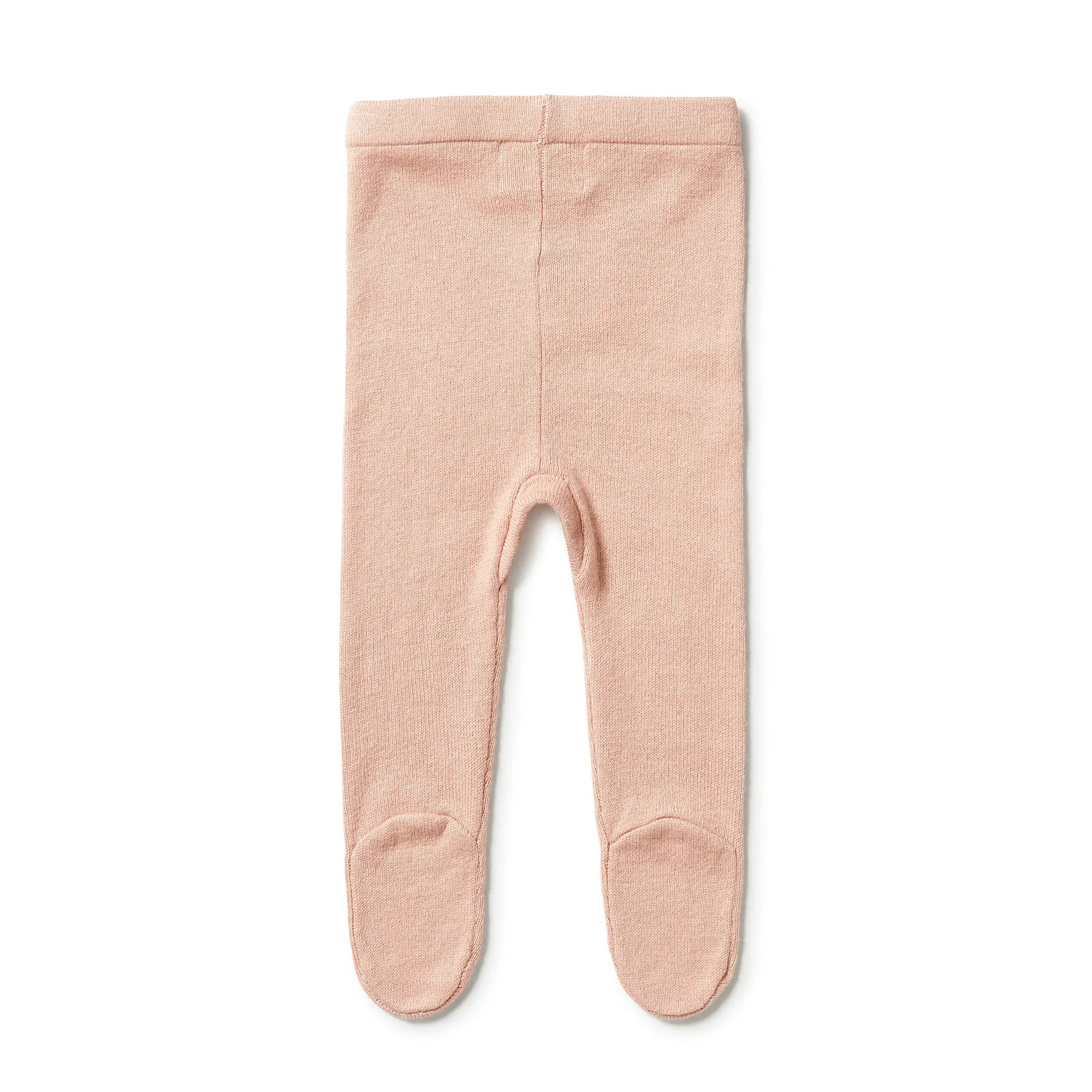 Wilson and Frenchy Knitted Legging with Feet - Rose