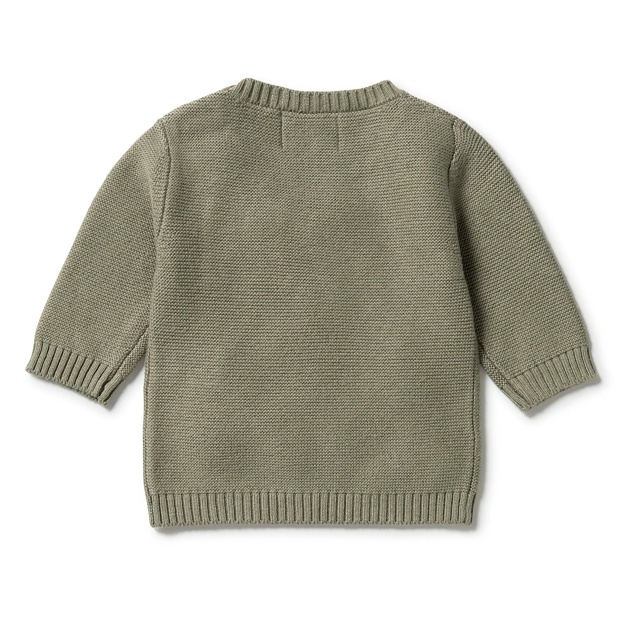 Wilson and Frenchy Knitted Pocket Jumper - Dark Ivy