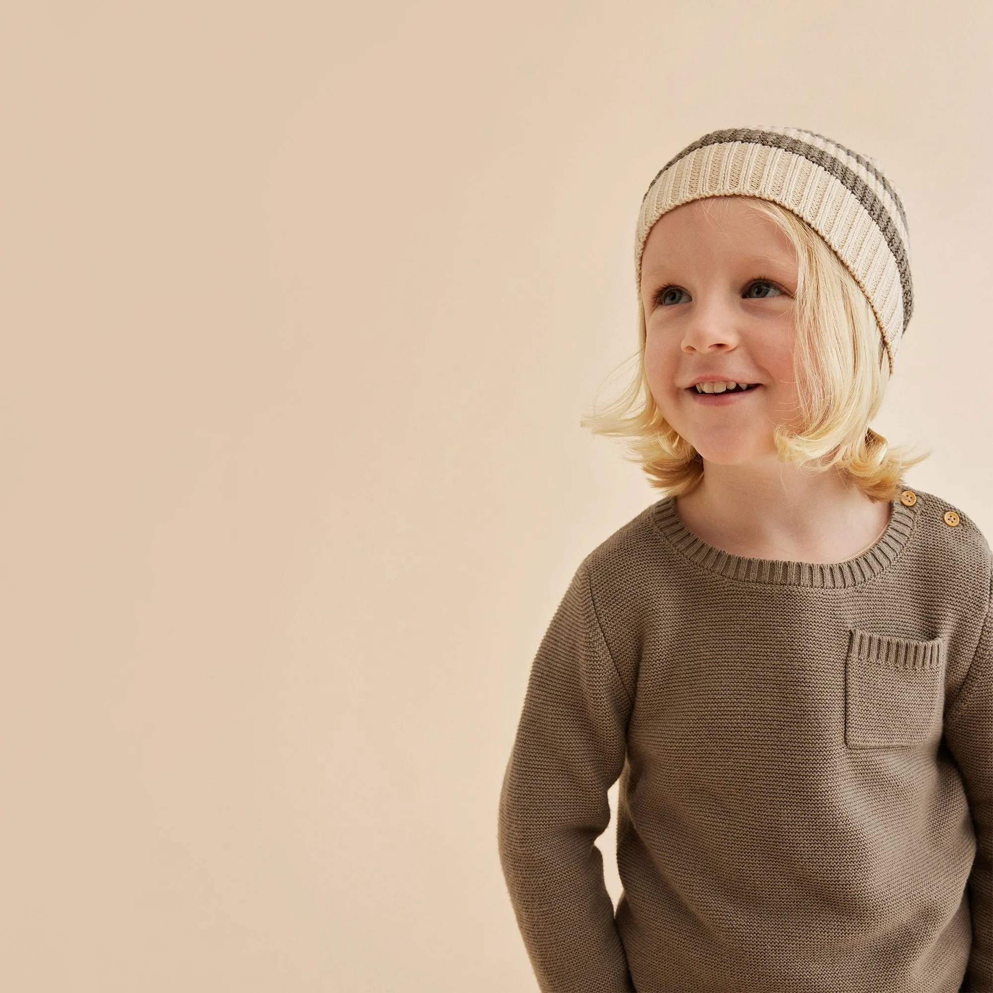 Wilson and Frenchy Knitted Pocket Jumper - Dark Ivy