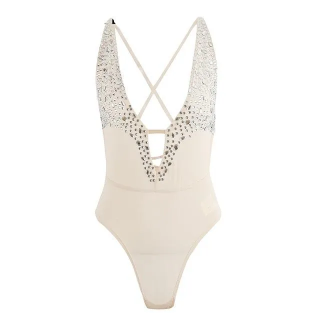 Women Sexy Mesh Jumpsuit